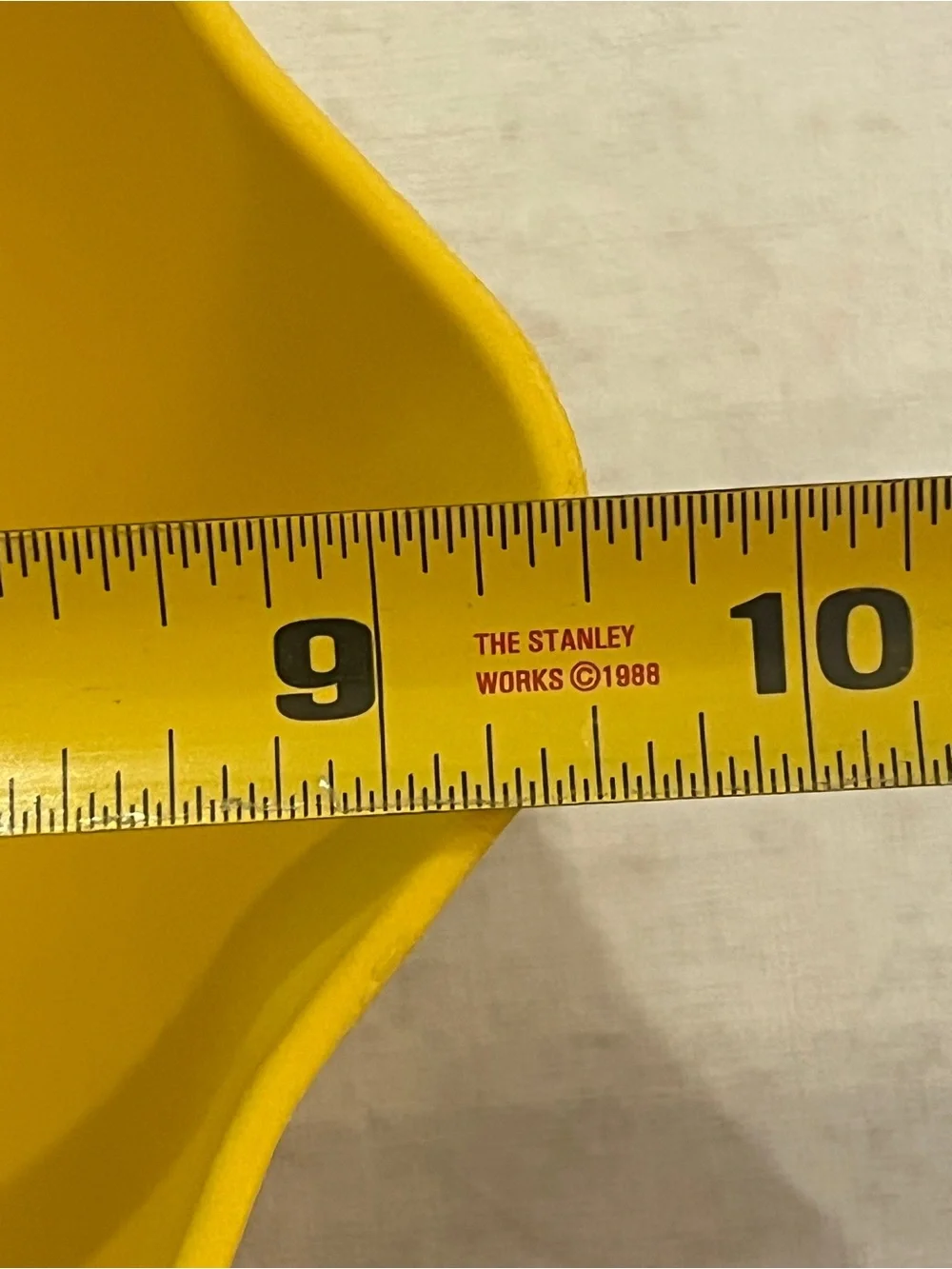 Sold Vintage bright yellow Tupperware plastic Strainer Colander. So retro!